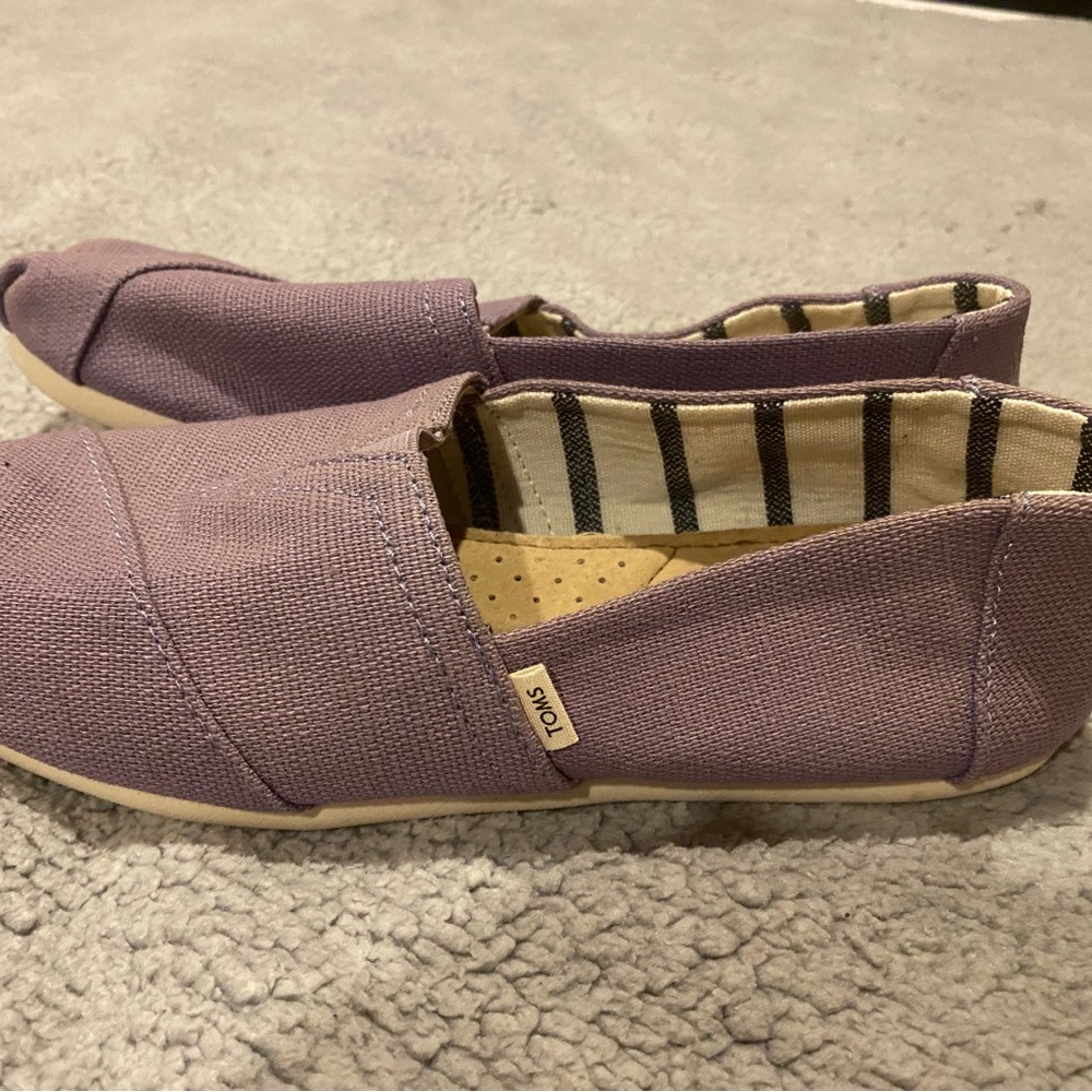 Toms shoes, purple